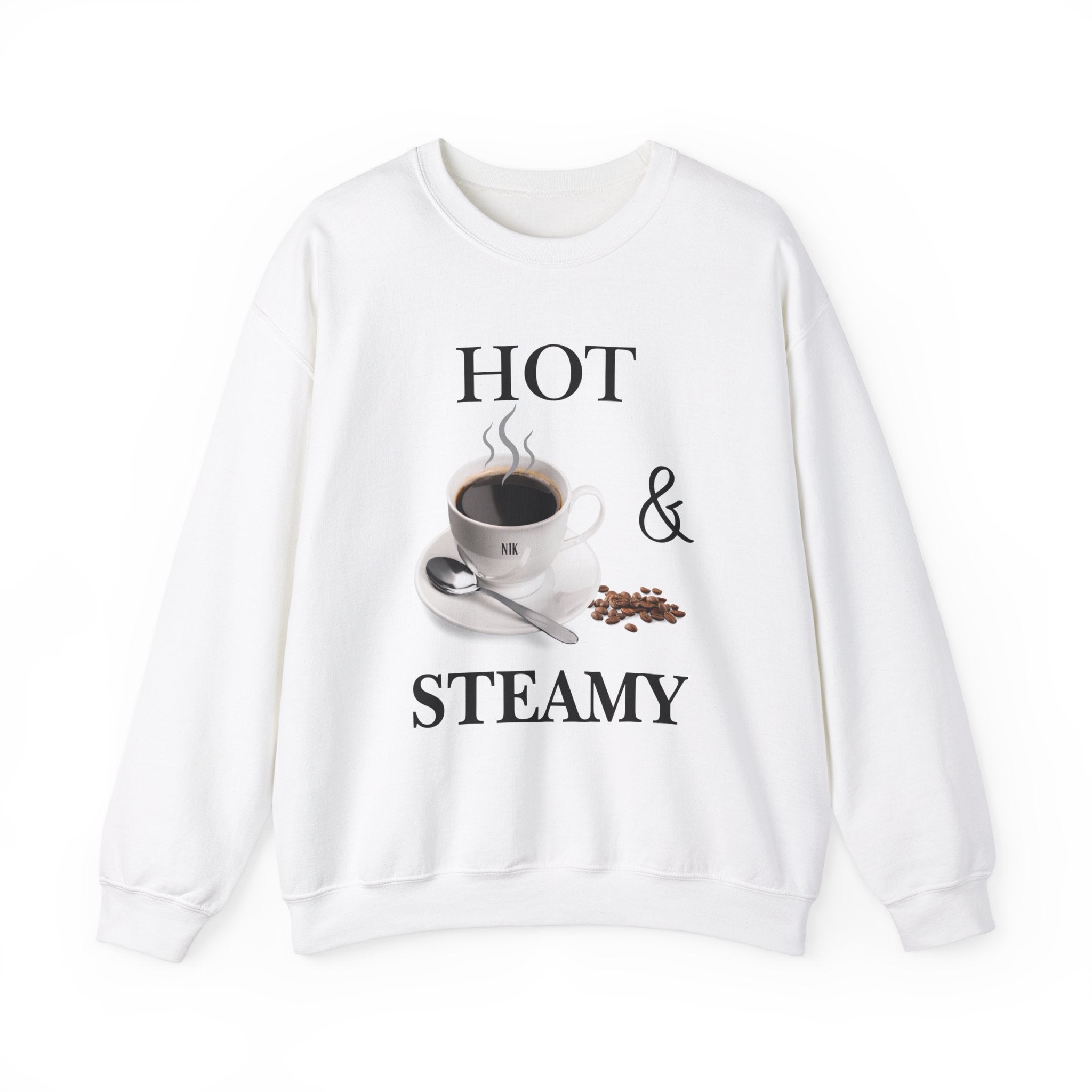 Hot and Steamy Cofee Unisex Heavy Blend™ Crewneck Sweatshirt